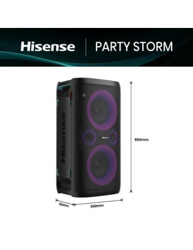 Hisense Party Storm Altavoz Inalámbrico Bluetooth 300W Batería 15h