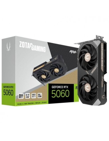 Zotac Gaming GeForce RTX 5060 AMP 8GB GDDR7 Reflex 2 RTX AI DLSS4 Tarjeta Gráfica