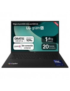 LG Gram 17ZD90T-G.AX88B Intel Core Ultra 7-255H/ 32GB/ 1TB SSD/ 17" Sin S.O. Portátil