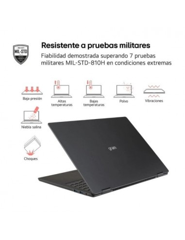 LG Gram 14ZD90T-G.AX88B Intel Core Ultra 7-255H/ 32GB/ 1TB SSD/ 14" Sin S.O. Portátil