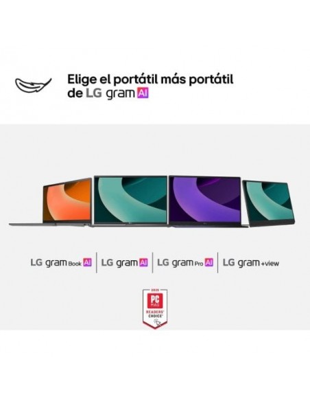 LG Gram 14ZD90T-G.AX88B Intel Core Ultra 7-255H/ 32GB/ 1TB SSD/ 14" Sin S.O. Portátil