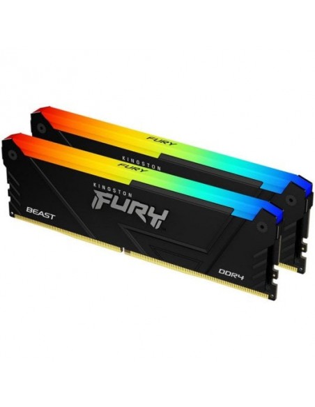 Kingston FURY Beast RGB DDR4 32GB (2x16GB) 3200MHz CL16 Memoria RAM