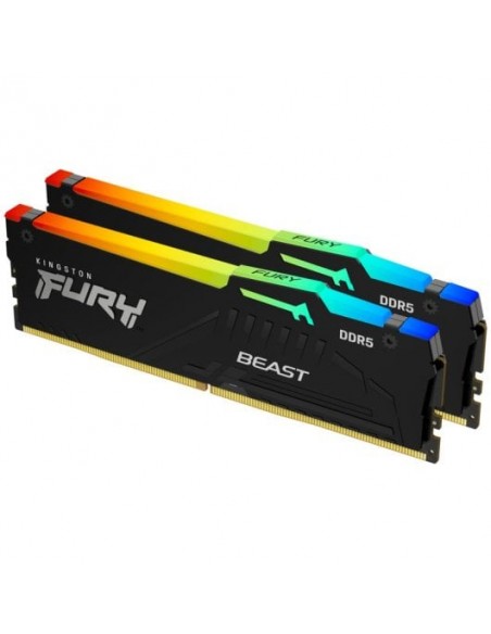 Kingston FURY Beast DDR5 RGB 32GB (2x16GB) 6000MHz CL36 Memoria RAM