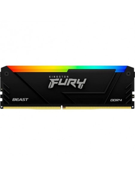 Kingston FURY Beast RGB DDR4 16GB (2x8GB) 3200MHz CL16 Memoria RAM