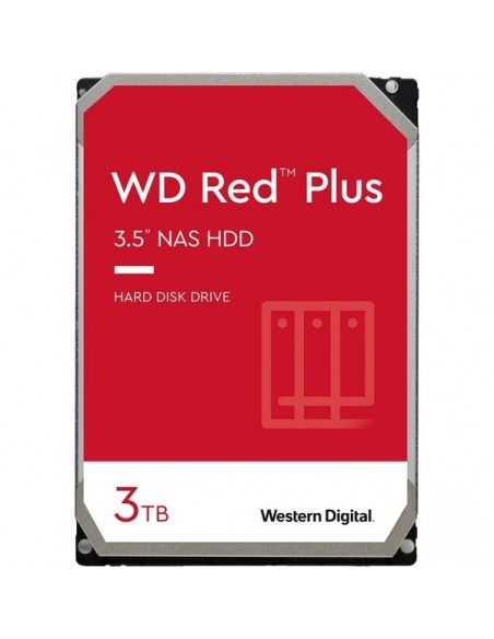 WD Red Plus NAS WD30EFPX 3TB 3.5" SATA 3 Disco Duro
