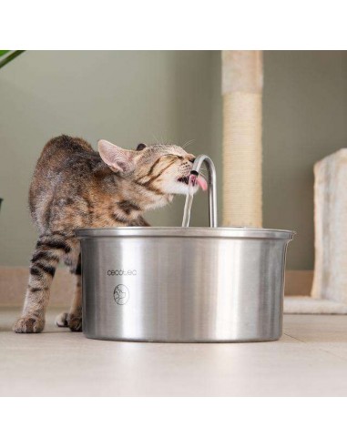 Cecotec Pumba 3200 Refresh Inox Fuente Automática para Mascotas