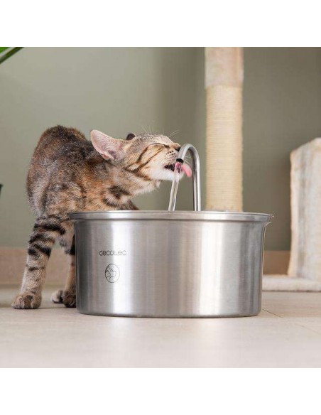 Cecotec Pumba 3200 Refresh Inox Fuente Automática para Mascotas