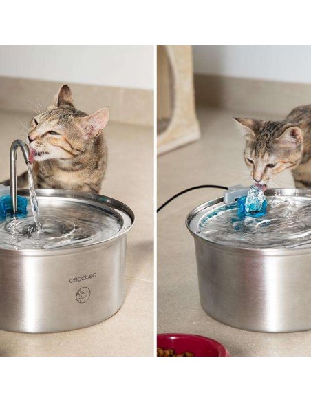 Cecotec Pumba 3200 Refresh Inox Fuente Automática para Mascotas