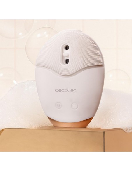 Cecotec FaceCare TotalClean Soft Limpiador Facial Ultrasónico con Generador de Jabón Automático