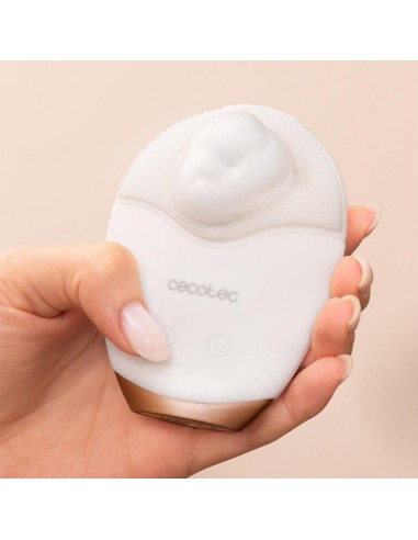 Cecotec FaceCare TotalClean Soft Limpiador Facial Ultrasónico con Generador de Jabón Automático