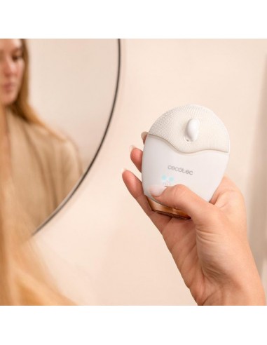 Cecotec FaceCare TotalClean Soft Limpiador Facial Ultrasónico con Generador de Jabón Automático
