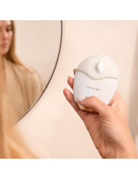 Cecotec FaceCare TotalClean Soft Limpiador Facial Ultrasónico con Generador de Jabón Automático