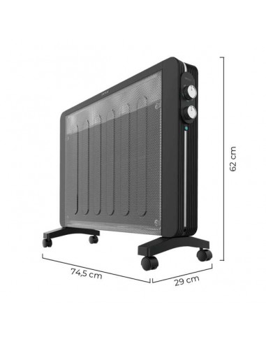 Cecotec Ready Warm 2000 Now Placa Radiante de Mica 2000W con Termostato Ajustable