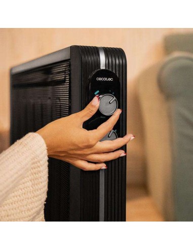 Cecotec Ready Warm 2000 Now Placa Radiante de Mica 2000W con Termostato Ajustable