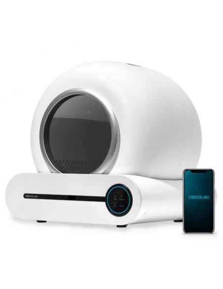 Cecotec Pumba 8500 CleanKitty Smart Arenero con Autolimpieza, WiFi y Pantalla