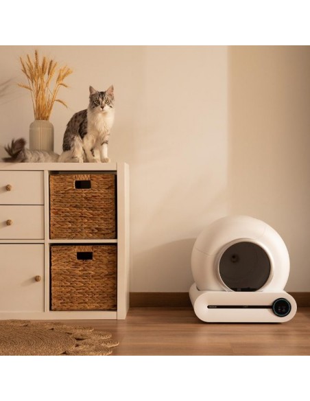 Cecotec Pumba 8500 CleanKitty Smart Arenero con Autolimpieza, WiFi y Pantalla