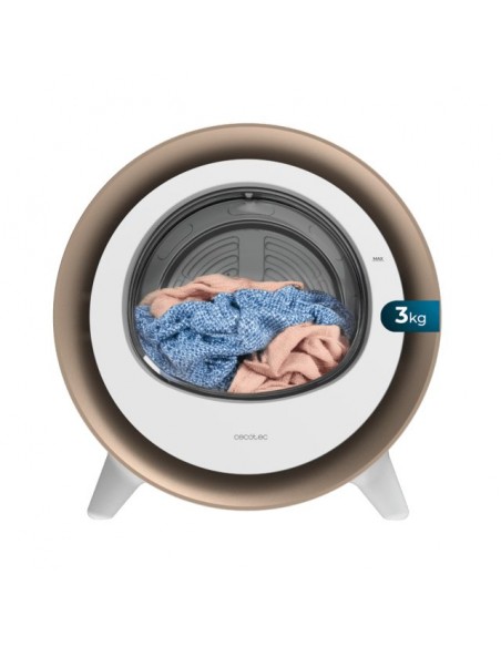 Cecotec Bolero DressCode Dry 3500V Gold Secadora Compacta de Evacuación de 3Kg