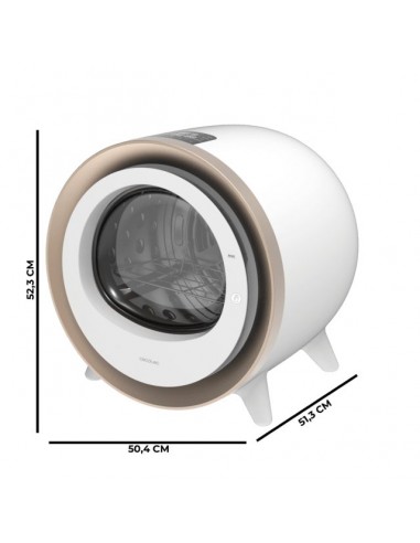 Cecotec Bolero DressCode Dry 3500V Gold Secadora Compacta de Evacuación de 3Kg