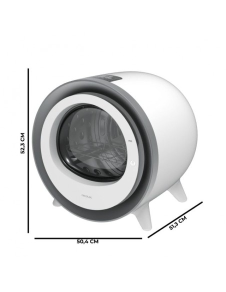 Cecotec Bolero DressCode Dry 3500V Silver Secadora Compacta de Evacuación de 3Kg
