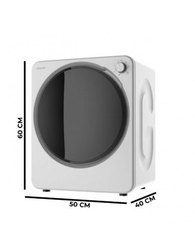 Cecotec Bolero DressCode Dry 3150V Mini Secadora Compacta de Evacuación Blanca de 2,5kg