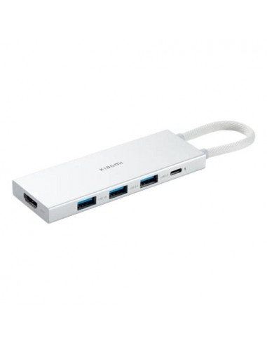 Xiaomi Dock Hub 5 Puertos USB 3.2 Gen1 5Gbps HDMI PD100W Aluminio