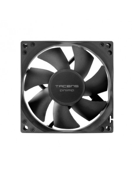 Tacens Anima AF8X2 Kit 2 Ventiladores 80mm Ultrasilenciosos Rdamientos Fluxus Negro