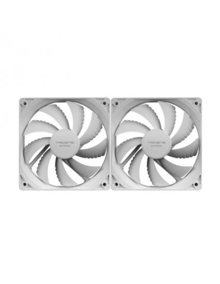 Tacens Anima AF12X2W Kit 2 Ventiladores 120mm 1200RPM Ultrasilencioso Blanco