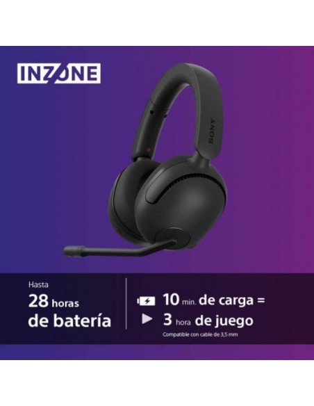 Sony Inzone H5 Auriculares Inalámbricos Gaming Negros