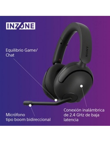 Sony Inzone H5 Auriculares Inalámbricos Gaming Negros