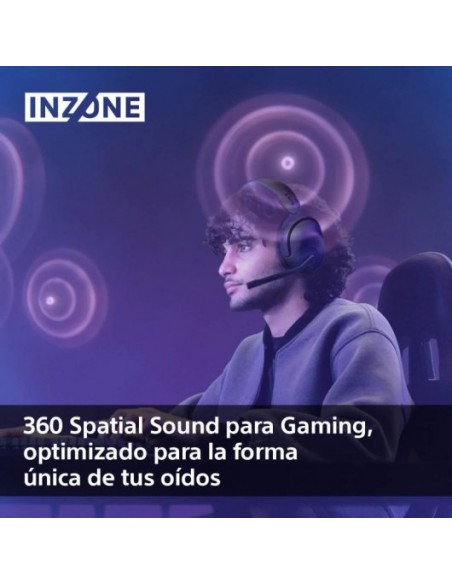 Sony Inzone H5 Auriculares Inalámbricos Gaming Negros