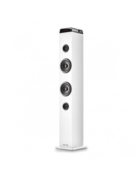 NGS Sky Charm Pro Torre de Sonido Bluetooth 80W 2.0 Blanca