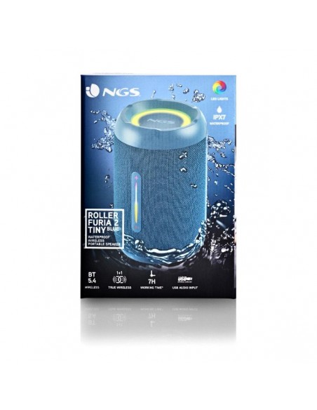 NGS Roller Furia 2 Tiny Altavoz Bluetooth 20W 2.0 Azul
