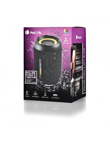 NGS Roller Furia 2 Tiny Altavoz Bluetooth 20W 2.0 Negro