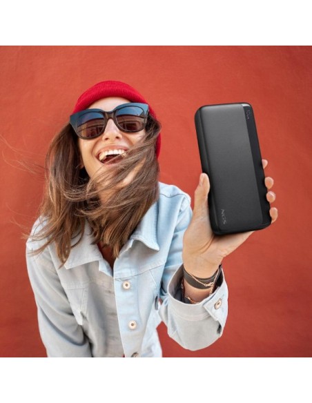 NGS QUIZ 20 Powerbank 20000mAh 22.5W 2xUSB-C + 1xUSB-A Negra