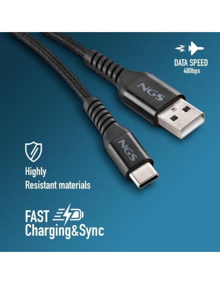 NGS BUD65W-C Cargador de Pared GaN 1xUSB-C 65W