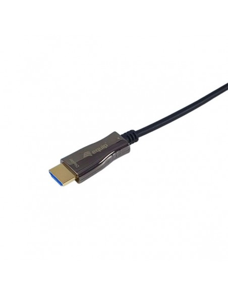 Equip 119438 Cable Óptico Activo HDMI 2.0 4K/60Hz Negro 15m