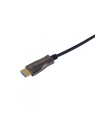 Equip 119437 Cable Óptico Activo HDMI 2.0 4K/60Hz Negro 10m