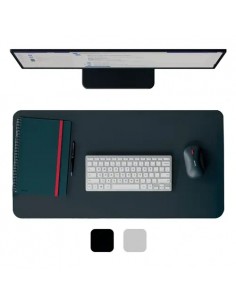 Leitz Alfombrilla de Escritorio Piel Reciclada Gris Oscuro 70x36cm