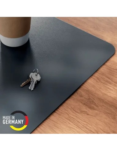 Leitz Alfombrilla de Escritorio Piel Reciclada Gris Oscuro 70x36cm