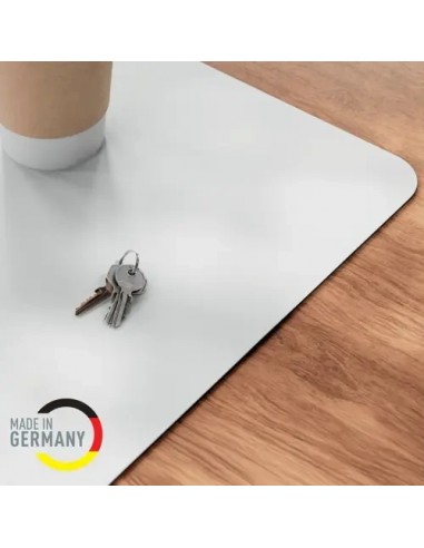 Leitz Alfombrilla de Escritorio Piel Reciclada Gris Claro 70x36cm
