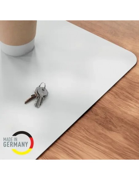 Leitz Alfombrilla de Escritorio Piel Reciclada Gris Claro 70x36cm