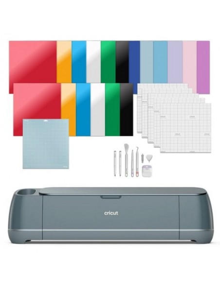 Cricut Maker 4 Máquina de Corte Inteligente Azul + Pack Esencial