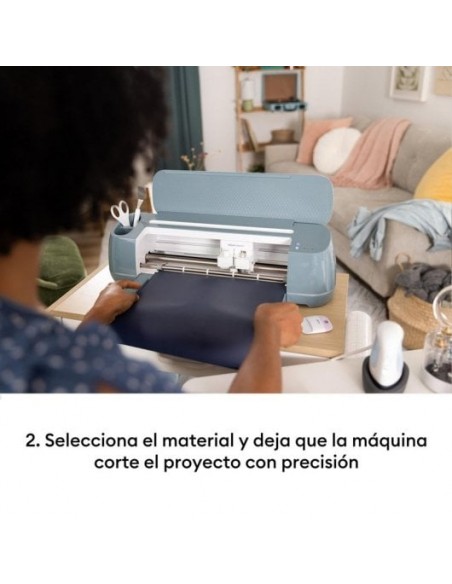 Cricut Maker 4 Máquina de Corte Inteligente Azul + Pack Esencial
