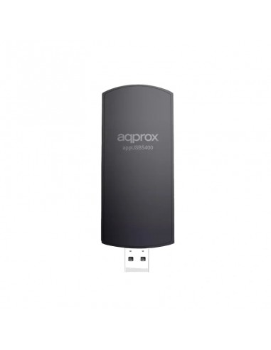 Approx APPUSB5400 Adaptador Wi-Fi 6E USB 3.0 AX5400 Tribanda