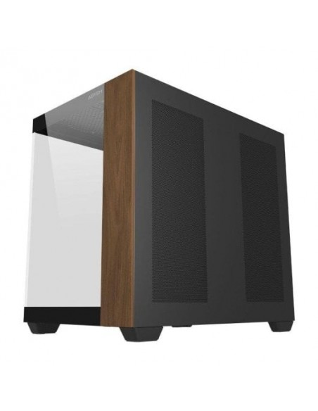 Abysm Danube Sava Nature 285B Caja ATX ARGB Cristal Templado Madera USB-C