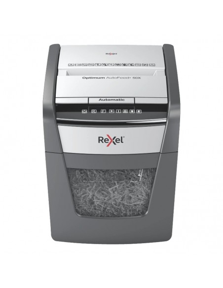 Rexel Destructora Automática Optimum AutoFeed 50X de corte en partículas