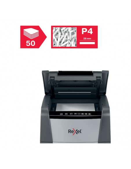 Rexel Destructora Automática Optimum AutoFeed 50X de corte en partículas