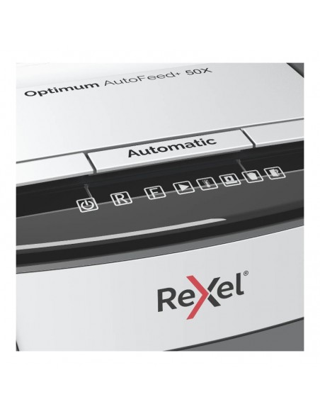Rexel Destructora Automática Optimum AutoFeed 50X de corte en partículas