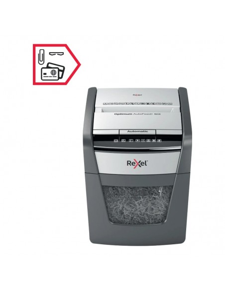 Rexel Destructora Automática Optimum AutoFeed 50X de corte en partículas