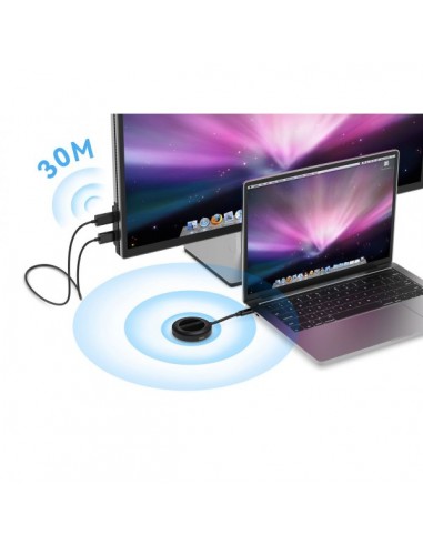 Conceptronic ATHERIC01B Adaptador de Pantalla Inalámbrico USB-C a HDMI FullHD 30m